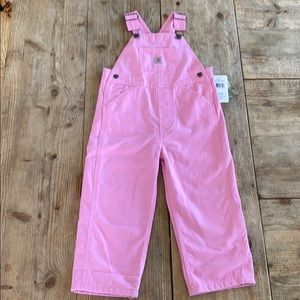 Pink Carhartt overalls